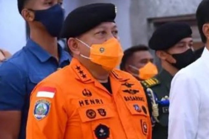 Kepala Badan Nasional Pencarian dan Pertolongan (Basarnas) Republik Indonesia Marsekal Madya (Marsdya) TNI Henri Alfiandi. (Instagram.com/@defnaputra)
