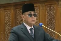 Tangkapan Layar, Pimpinan Pondok Pesantren Al Zaytun, Panji Gumilang. (Dok. Youtube.com/Al-Zaytun Official)

