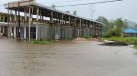 Banjir melanda dua kecamatan di Kabupaten Halmahera Tengah. (Dok. BNPB) 
