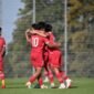 Tim U-17 sukses membawa kemenangan 1-0 melawan SC Paderborn Youth (U-17 dan U-19) di laga uji coba kedua. (Dok. PSSI) 
