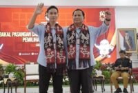 Ketua Umum Partai Gerindra Prabowo Subianto bersama Wali Kota Surakarta Gibran Rakabuming. (Instagram.com/@prabowo)