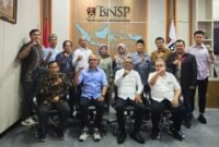 Foto: Komisioner BNSP dan LSP Indonesia Jalin Kolaborasi Strategis untuk SDM Unggul, Kamis (18/1/2024). (Doc.BNSP)