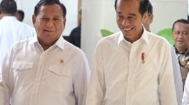 Presiden Joko Widodo bersama Pesiden Terpilih 2024-2029, Prabowo Subianto. (Facebook.com @Prabowo Subianto)