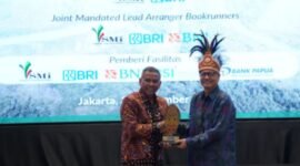 BRI berkontribusi dalam menyediakan solusi pembiayaan yang terstruktur dan berkelanjutan Proyek KPBU Pembangunan Jalan Trans Papua Ruas Jayapura-Wamena Segmen Mamberamo-Elelim. (Dok. BRI)